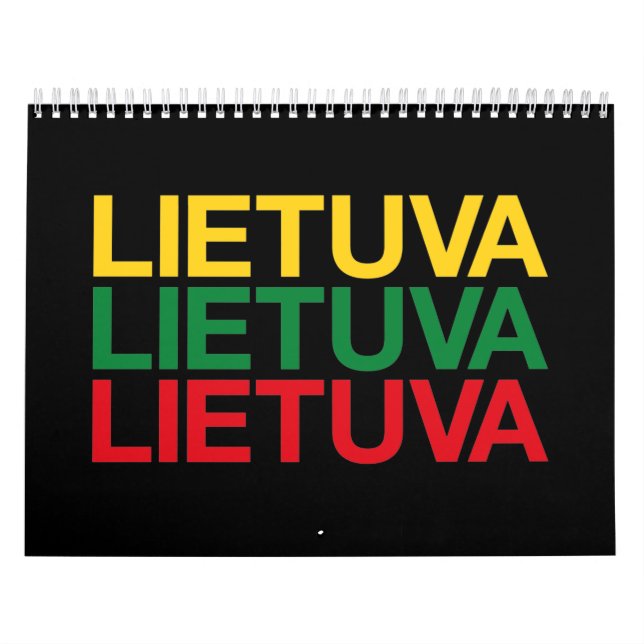 CALENDÁRIO LITUÂNIA (Capa)