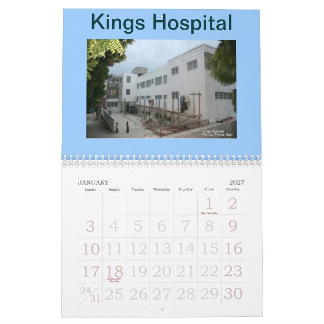 Calendário Local de Haiti (Jan 2027)