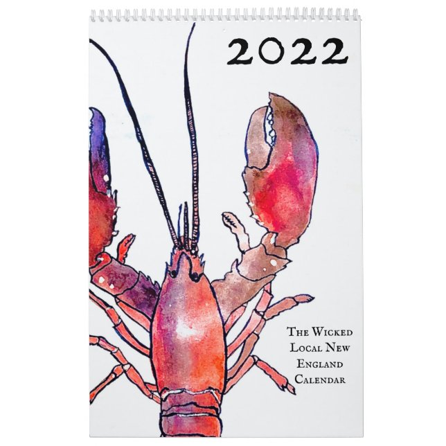 Calendário Local de Nova Inglaterra 2022 (Capa)
