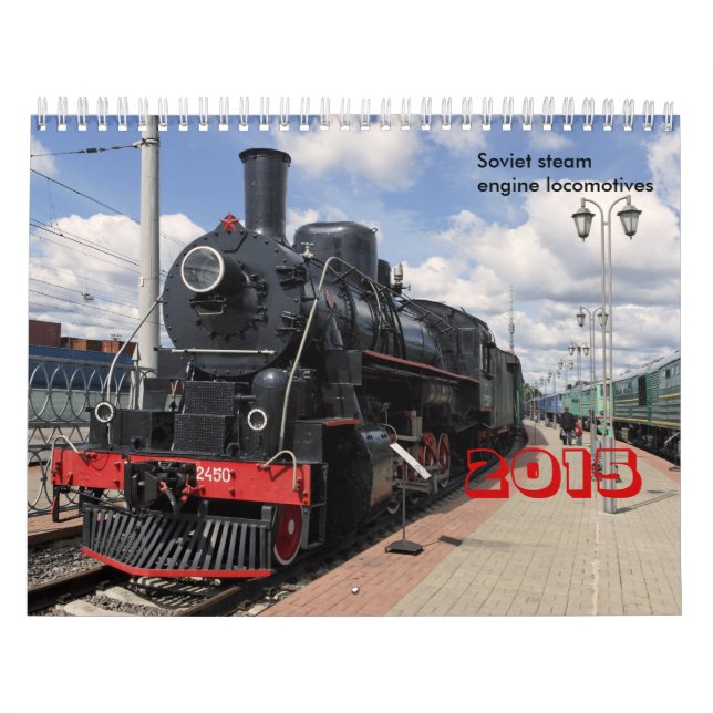 Calendário Locomotivas (Capa)