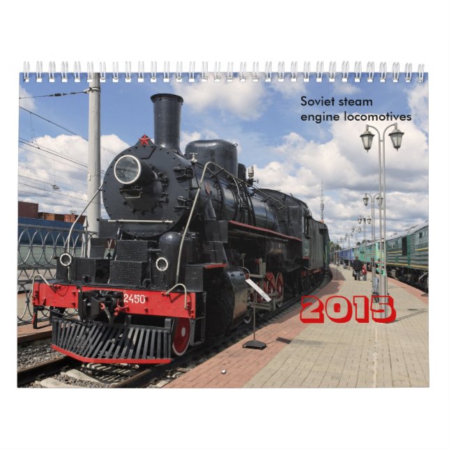 Calendário Locomotivas (Capa)