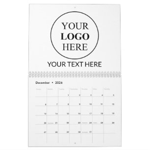 Calendário Logotipo de Promocional personalizado - Sem pedido