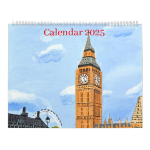 Calendário London Big Ben Calendar 2025