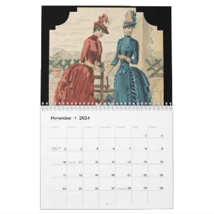 Calendário Londres, Grã-Bretanha, Victorian Vintage Renaisanc