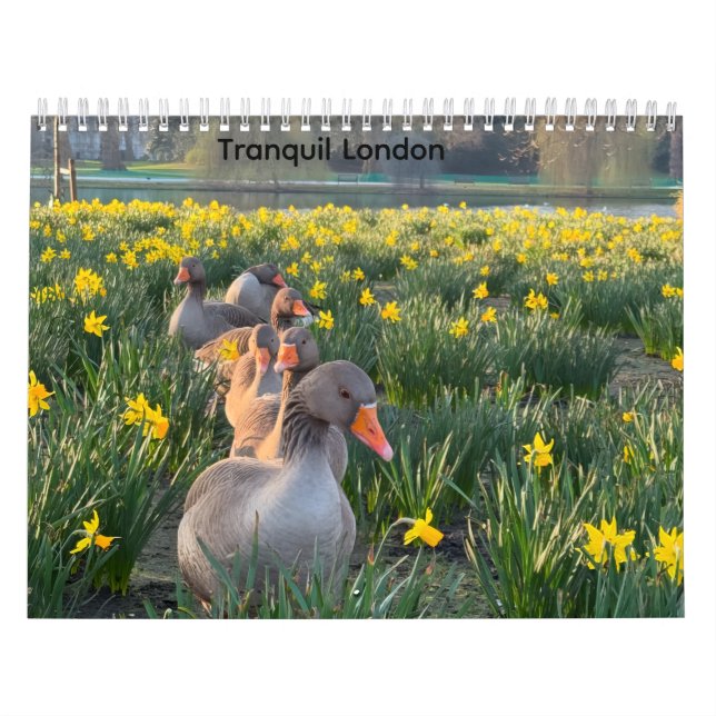 Calendário Londres Tranquilo  (Capa)
