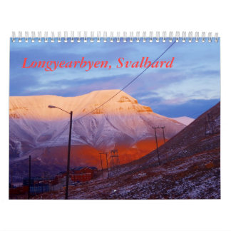 Calendário Longyearbyen, Svalbard