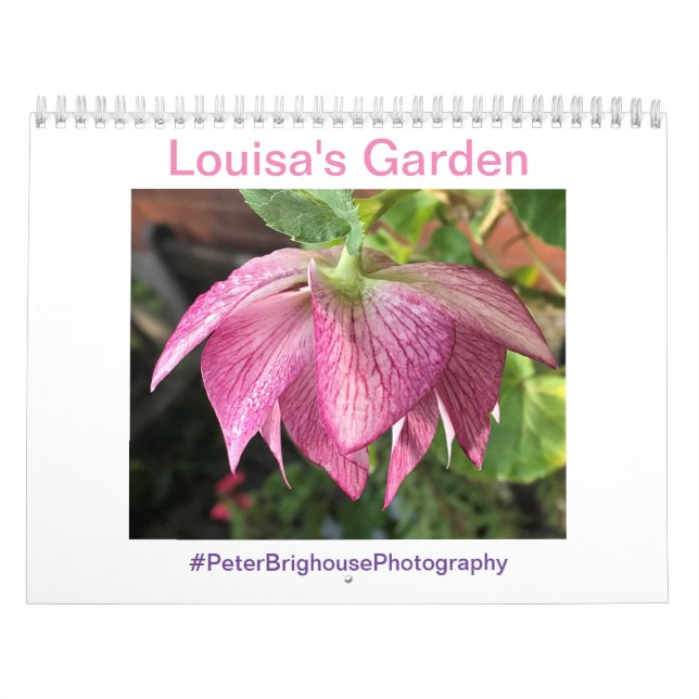 Calendário Louisa Garden Manchester, Inglaterra (Capa)