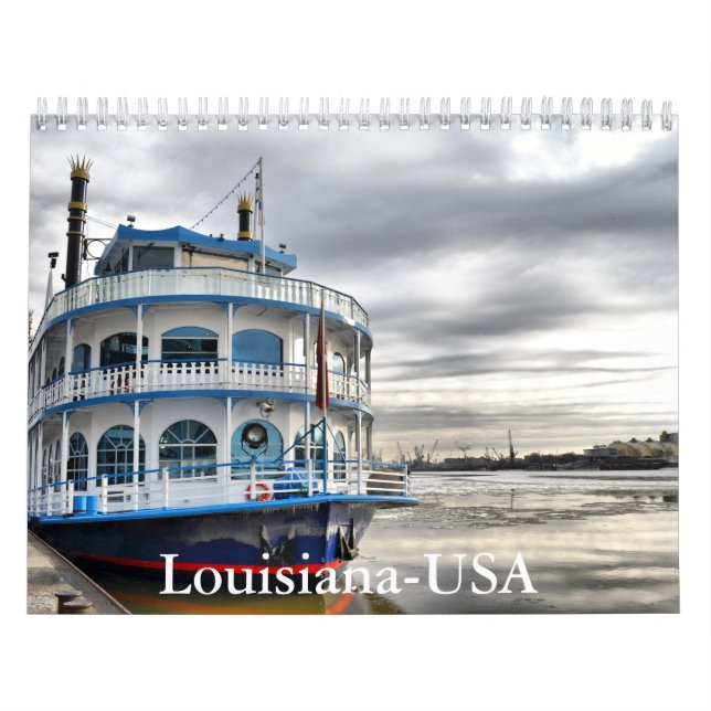 Calendário Louisiana-EUA (Capa)