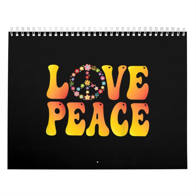 Calendário Love Peace Freedom (Capa)