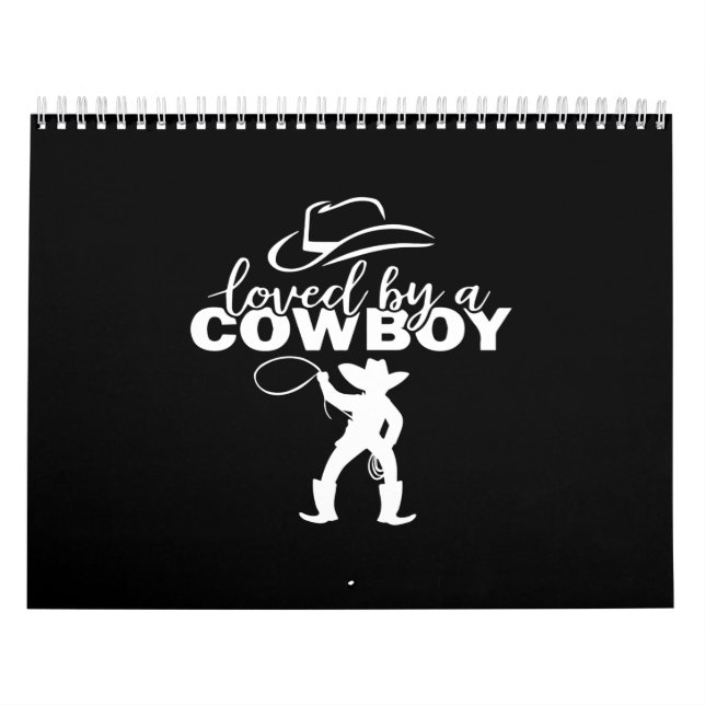 Calendário loved by a cowboy (Capa)