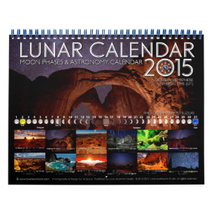 Calendário Lunar 2015 Calendário da Parede Astro