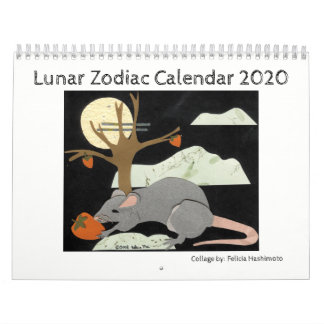 Calendário lunar dos animais do zodíaco