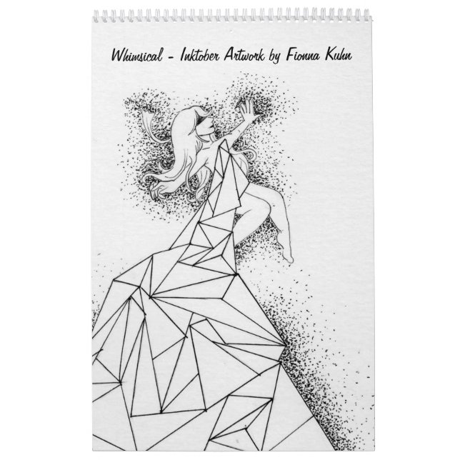 Calendário Lunático - trabalhos de arte de Inktober por (Capa)