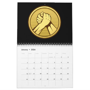 Calendário Luta do braço Dourada