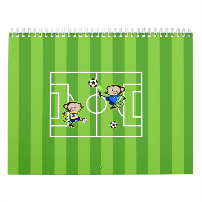 Calendário Macacos-futebol (Capa)