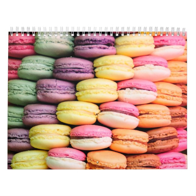 Calendário Macaron Francês Bonito (Capa)