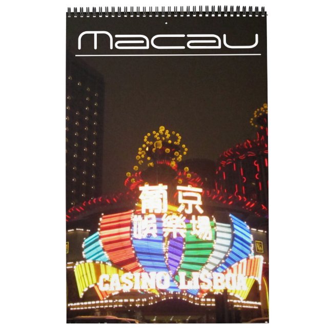 Calendário macau viagens (Capa)
