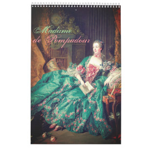Calendário Madame De Pompadour - Jeanne Antoinette Poisson