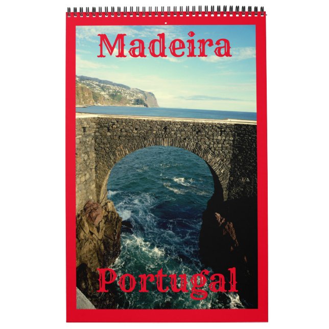 Calendário Madeira - Portugal - Europa (Capa)
