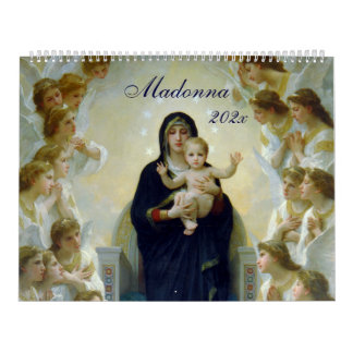 Calendário Madonna por Bouguera