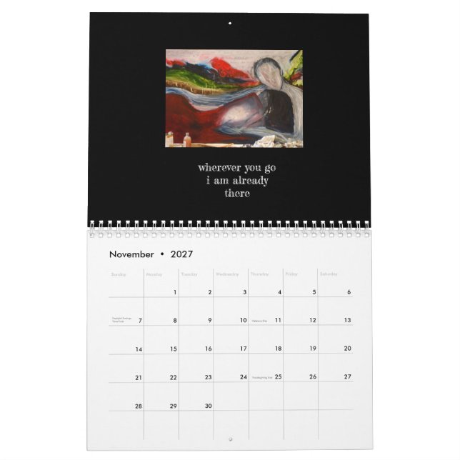 Calendário Mágico com Música da Lua Sagrada (Nov 2027)