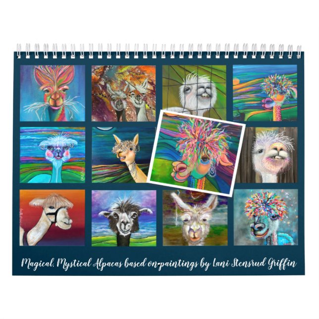 calendário mágico de alpacas (Capa)