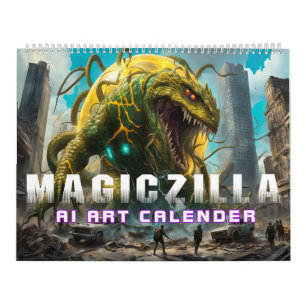 Calendário Magiczilla Arte de IA