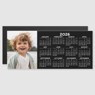 Calendário Magnético 2026 com Colagem de Fotos