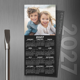Calendário Magnético 2026 com Colagem de Fotos