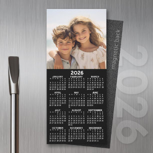 Calendário Magnético 2026 com Colagem de Fotos