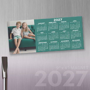 Calendário Magnético 2027 com Colagem de Fotos