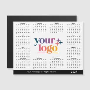 Calendário Magnético Anual 2027 para Negócios Pers
