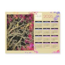 Calendário magnético da empresa Bruin tree 2026