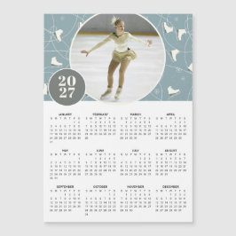 Calendário Magnético de Foto Personalizada de Pati