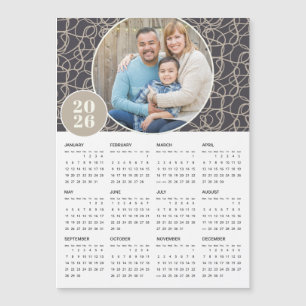 Calendário Magnético de Fotografias Personalizadas