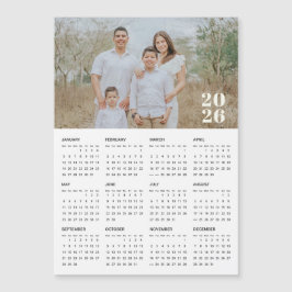 Calendário Magnético de Fotografias Personalizado