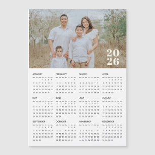 Calendário Magnético de Fotografias Personalizado 