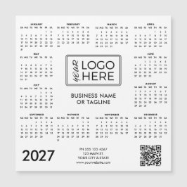 Calendário Magnético de Logotipo Empresarial Corpo
