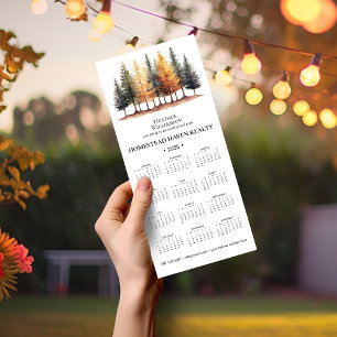 Calendário Magnético de Negócios 2025 - Floresta/W