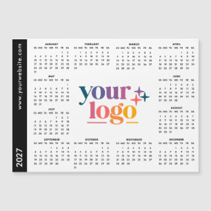 Calendário Magnético de Negócios Personalizado 202