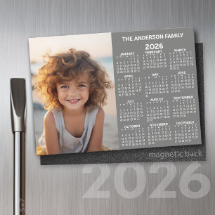 Calendário magnético - Exibição moderna do ano de 