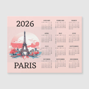 Calendário Magnético Paris 2026