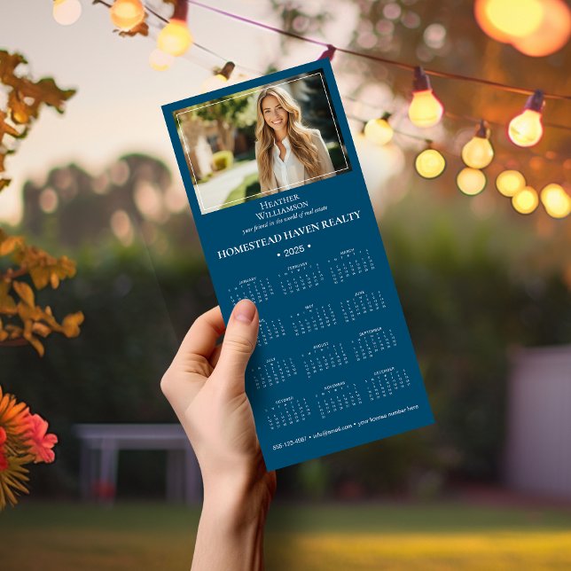 Calendário Magnético Profissional 2025/Azul (Criador carregado)