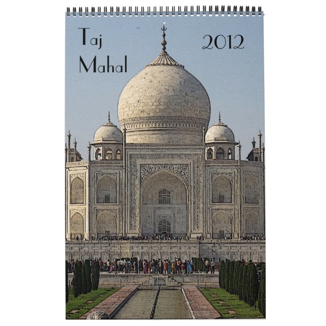 calendário mahal 2012 do taj (Capa)