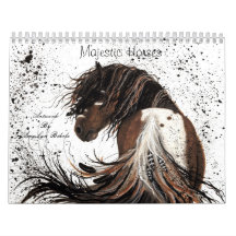 Maiestoso Cavalo Arte Por Bihrle Calendar