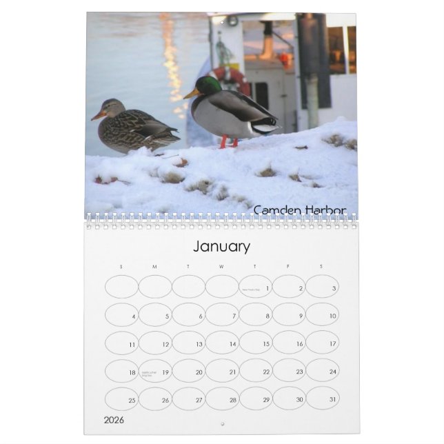 Calendário Maine 2009 (Jan 2026)