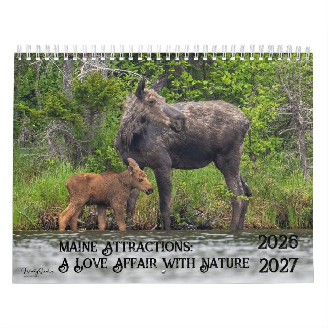 Calendário Maine Attractions 2026-2027 Calendar (Capa)