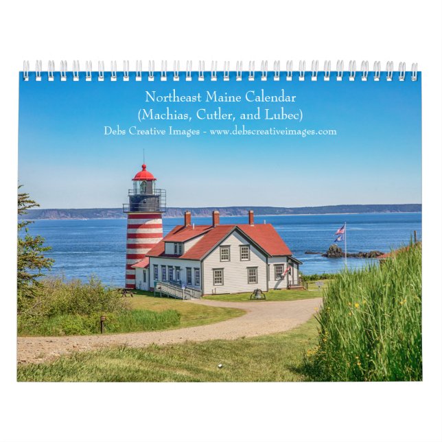 Calendário Maine Nordeste (Machias, Cutler, Lubec) 2026 (Capa)