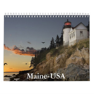 Calendário Maine-USA