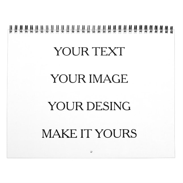 Calendário Make Your Own Simple Medium (Capa)